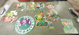 Vtg 10 Pcs Happy St. Patrick's Day Hanging Leprechaun Irish Holiday Decorations