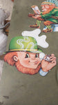 Vtg 10 Pcs Happy St. Patrick's Day Hanging Leprechaun Irish Holiday Decorations