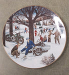 1991 Limited Edition Harley Christmas Plate "The Skating Party" Circa 1938