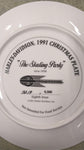 1991 Limited Edition Harley Christmas Plate "The Skating Party" Circa 1938