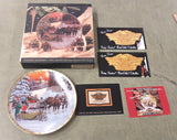 1995 Harley Davidson Limited Edition Collector's Edition Plate "Late Arrival"