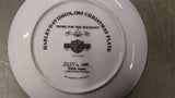 "Home For The Holidays" 1988 Harley Christmas Plate Fifth Limited Edition