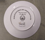 1987 Harley Christmas Plate "The Joy of Giving" Fourth Issue Collectors America