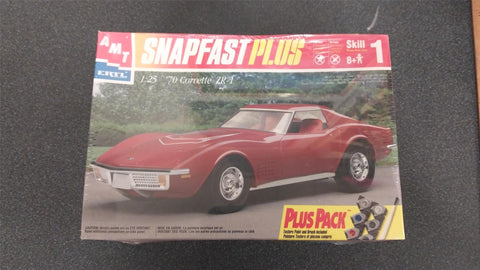 Snapfast Plus Amt ERTL 1:25 Scale 1970 Corvette ZR-1 Testor Paint Included New