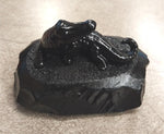 Vtg Handcrafted Pennsylvania Hard Coal Figurines Alligator Wild Life Animal