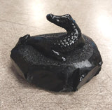Vtg Handcrafted Pennsylvania Hard Coal Figurines Alligator Wild Life Animal