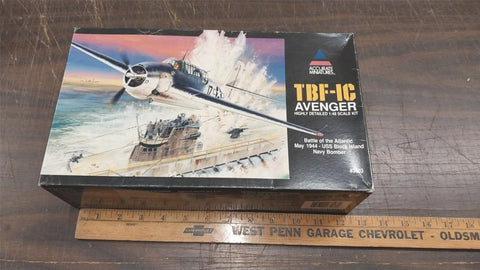 Accurate Mini RBF-1C Avenger 1:48 Scale Model Airplane Kit USS Block Navy Bomber
