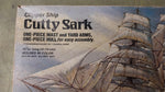 Vtg Monogram Clipper Ship Cutty Sark Model Kit Plast 7/16 Long Hobby 3500