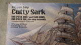 Vtg Monogram Clipper Ship Cutty Sark Model Kit Plast 7/16 Long Hobby 3500