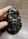 Vtg Black Pennsylvania Hard Coal Handcrafted Symbol Cross Collectible Glossy