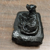 Vtg Black Labrador Glossy Handcrafted Pennsylvania Hard Coal Collectible Dog