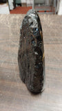 Vtg Black Glossy Virgin Mary Handcrafted Pennsylvania Hard Coal Collectible New