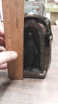 Vtg Black Glossy Virgin Mary Handcrafted Pennsylvania Hard Coal Collectible New