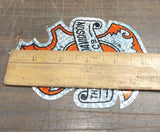 Holographic Medium Harley Davidson Shield Red Black Sticker Decal Emblem Decor