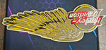 Harley-Davidson Motorcycle Gold Yellow Right Winged Decal Emblem Décor Sticker
