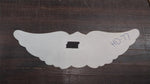 Grey Black Harley Wings White Orange Motorcycles Logo Inside Window Sticker New