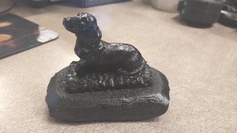 New Dachshund Pet Dog Figure Animal Hand Crafted Pennsylvania Hard Coal Black