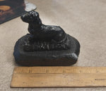 New Dachshund Pet Dog Figure Animal Hand Crafted Pennsylvania Hard Coal Black