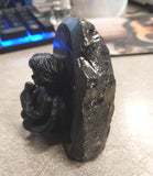New Angel Collectible Kneeling Holding Bird Black Carved Pennsylvania Hard Coal