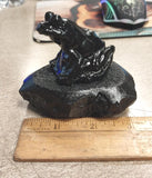 New Collectible Black Frog Amphibian Carved Hand Crafted Pennsylvania Hard Coal