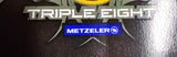 Metzeler 888 Triple Eight Motorcycle Tires Gold Winged Glossy Decal Sticker Pair