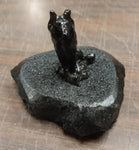 Black Collie Collectible Dog Animal Carved Hand Crafted Pennsylvania Hard Coal