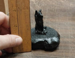 Black Collie Collectible Dog Animal Carved Hand Crafted Pennsylvania Hard Coal