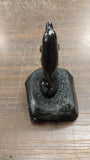 Black Dolphin Collectible Hand Crafted Pennsylvania Hard Coal Aquatic Animals