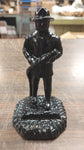 New Fireman Firefighter Uniform Carved Hand Crafted Pennsylvania Hard Coal