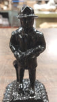 New Fireman Firefighter Uniform Carved Hand Crafted Pennsylvania Hard Coal