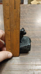 Pennsylvania Hard Coal Black Small English Bulldog Pet Animal Collectible Carved
