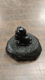 Black Cocker Spaniel Puppy Carved Figurine Pet Animal Pa Hand Crafted Hard Coal