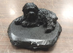 Black Sheep Dog Hand Crafted Pa Coal Figurine Herding Farm Animals Collectible