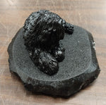 Black Sheep Dog Hand Crafted Pa Coal Figurine Herding Farm Animals Collectible