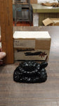 Turtle Collectible Black Hand Crafted Pa Coal Reptile Tortoises Pet Animal Wild