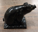 Black Pig Hand Crafted Pa Coal Figurine Farm Animal Swine Hog Collectible New