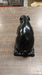Black Pig Hand Crafted Pa Coal Figurine Farm Animal Swine Hog Collectible New