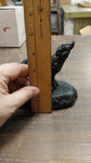 Howling Wolf Wildlife Animals Black Carved Figurines Pa Hard Coal Collectible