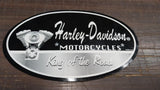 Large Harley Davidson King Of The Road Engine Oval Sticker Decal Emblem NOS