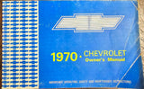 VTG 1970 Chevrolet GM Automobile Cars Maintenance Owners Manual Literature
