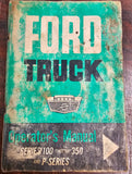 VTG 1963 Ford F100-F350 Pickup Truck Automobile Operators Manual Literature