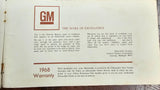 VTG 1968 Oldsmobile 4-4-2 Cutlass Supreme/S/F-85 Station Wagon Owners Manual