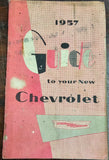 VTG 1957 Chevrolet Guide Owners Manual General Motors Automobile Literature