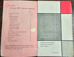 VTG 1957 Chevrolet Guide Owners Manual General Motors Automobile Literature