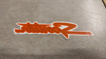 Black Orange Small Sportster Harley Sticker Decal Emblem Inside Window Decor NOS