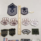 VTG LOT Mixed Military 15 Patches & 5 Pins Collectibles Airforce Marines Navy