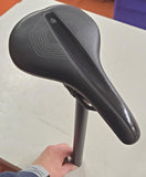 Black Bontrager Nebula Bicycle Seat & Stem Replacement Bike Part Accessory