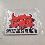 2 Speed & Strength SS Red Bull Small Pair Stickers Decals Emblems