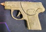 VTG 1930s Hubley Diecast Metal Toy Cap Gun Dick Tracy Patina Props Toys Cowboys