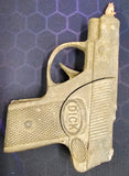 VTG 1930s Hubley Diecast Metal Toy Cap Gun Dick Tracy Patina Props Toys Cowboys